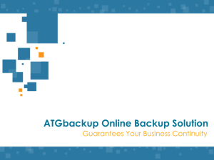 ATGbackup Online Backup Solution