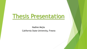 PowerPoint - California State University, Fresno