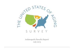 US of Aging Indianapolis Findings Presentation