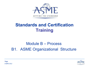Standards and Certification