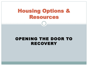 Housing Options & Resources