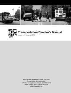 Entire Manual - NC School Bus Safety Web
