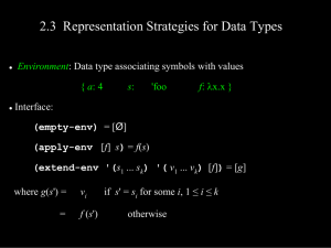 2.3 Representation Strategies for Data Types