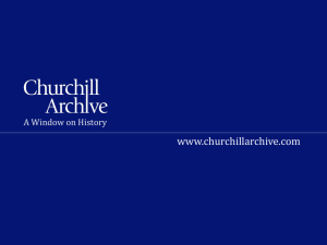 The Churchill Archive