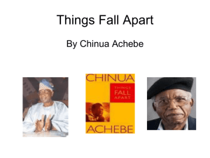 Things Fall Apart Powerpoint Pam