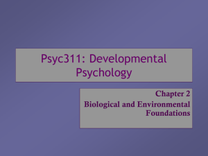 Chapter 02 Biological and Environmental Foundations