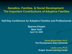 The Important Contributions of Adoptive Families