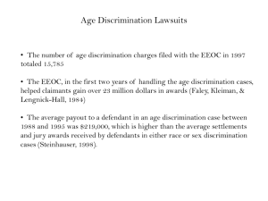 Age Discrimination Summary