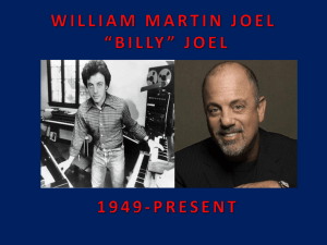 Billy Joel Powerpoint