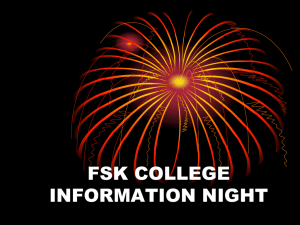 college information night - Carroll County Public Schools