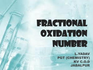 Oxidation number of - e-CTLT