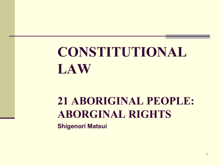 CONSTITUTIONAL LAW 1 What Is The Constitution 