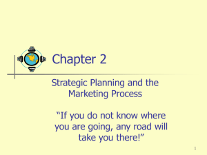 Chapter 2: Strategic Planning