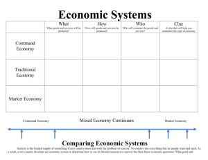 Comparing Types of Economies