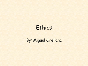 Ethics - TOK-Bible