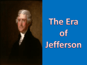 Jefferson's Limitations on the Federal Government