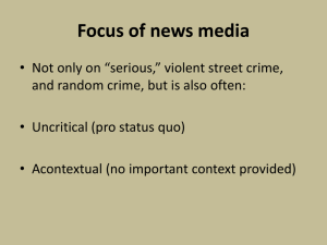 Chapter 4: Media and Crime, Part 2