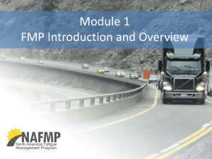 Module 1 - North American Fatigue Management Program