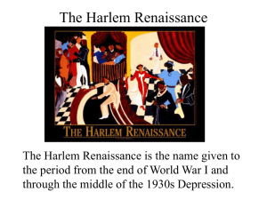 Harlem Renaissance Poetry: Langston Hughes