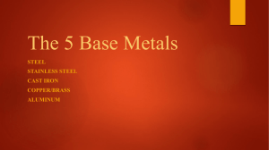 The 5 Base Metals