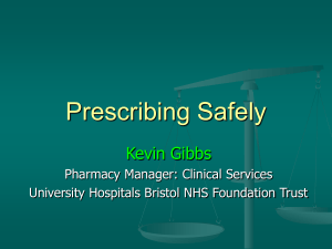 How to Prescribe Safely