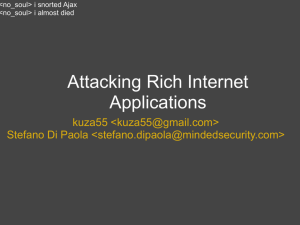 Attacking Rich Internet Applications - ush.it