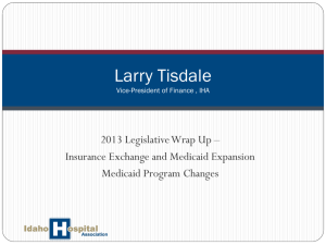 Larry Tisdale - IHA Update