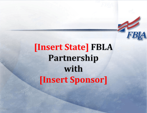 Insert Sponsor - Nebraska FBLA