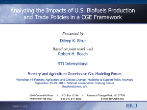 US - Forestry and Agriculture Greenhouse Gas Modeling Forum