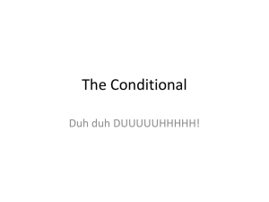 The Conditional
