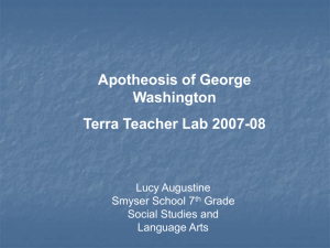 Apotheosis of George Washington Terra Teacher Lab 2007