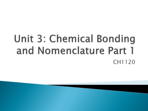 CH1120 Unit 3 Part 1 - Janice Hancock Chemistry