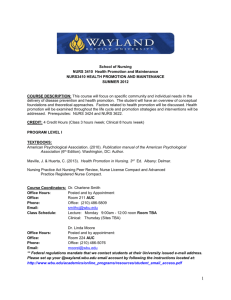 evidence based practice i - Wayland Baptist University