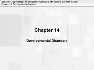 Developmental Disorders