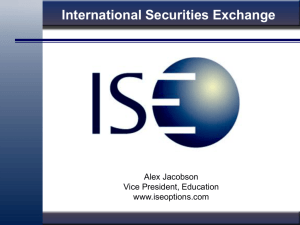 Volatility - The International Securities Exchange (ISE)