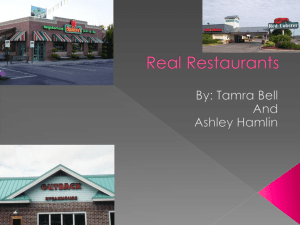 Real Restaurants Tamra and Ashley
