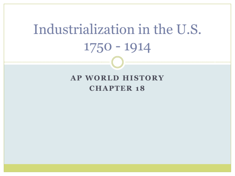 American Industrialization