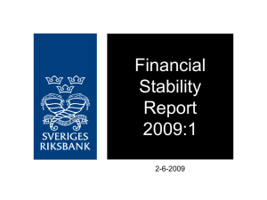 Slides to Financial Stability Report 2009:1