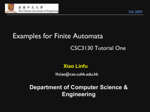 ppt - Department of Computer Science and Engineering, CUHK
