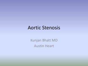 Aortic Stenosis - austinareaechosociety.org