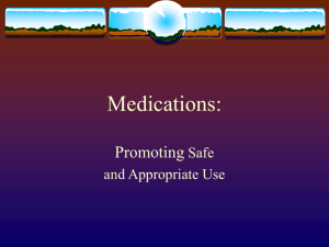 Medications - University of Washington