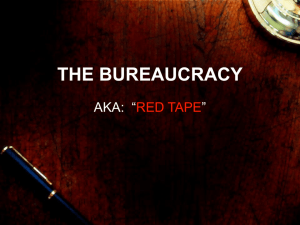 the bureaucracy - inetTeacher.com