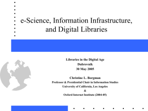 e-Science, e-Learning, and Digital Libraries