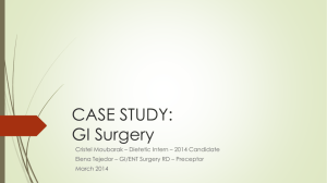 Case Study on HIPEC Surgery