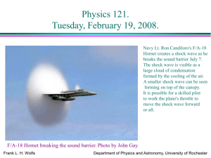 PowerPoint Presentation - Physics 121. Lecture 09.