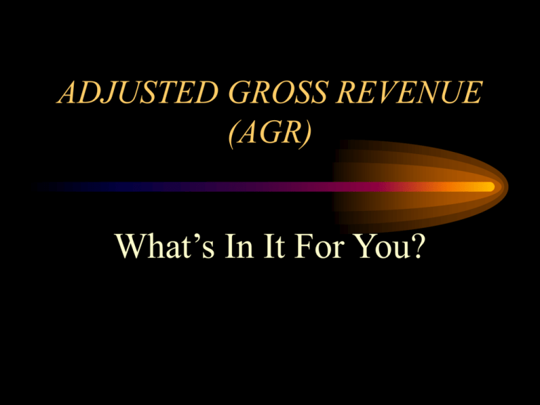 Set 2 Adjusted Gross Revenue