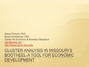 Cluster Analysis - Southeast Missouri State University