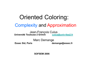 Oriented Coloring: Complexity and Approximation