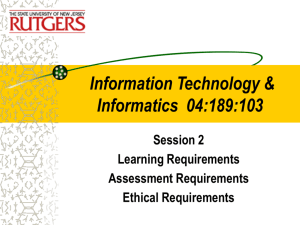information technology & informatics