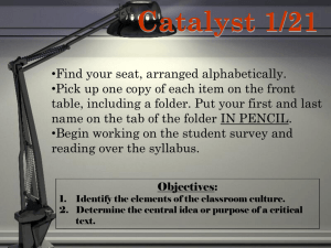 Catalysts 1.21